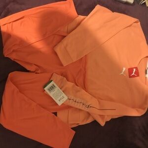 NWT Puma Sweatshirt & Leggings Solumi Leggings Set